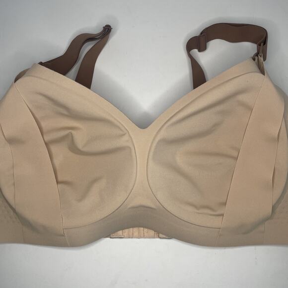 🍒 Momcozy V Jelly Strip Lift Busty Nursing Bra Breastfeed Comfort Oyster Pink XL - Picture 9 of 12